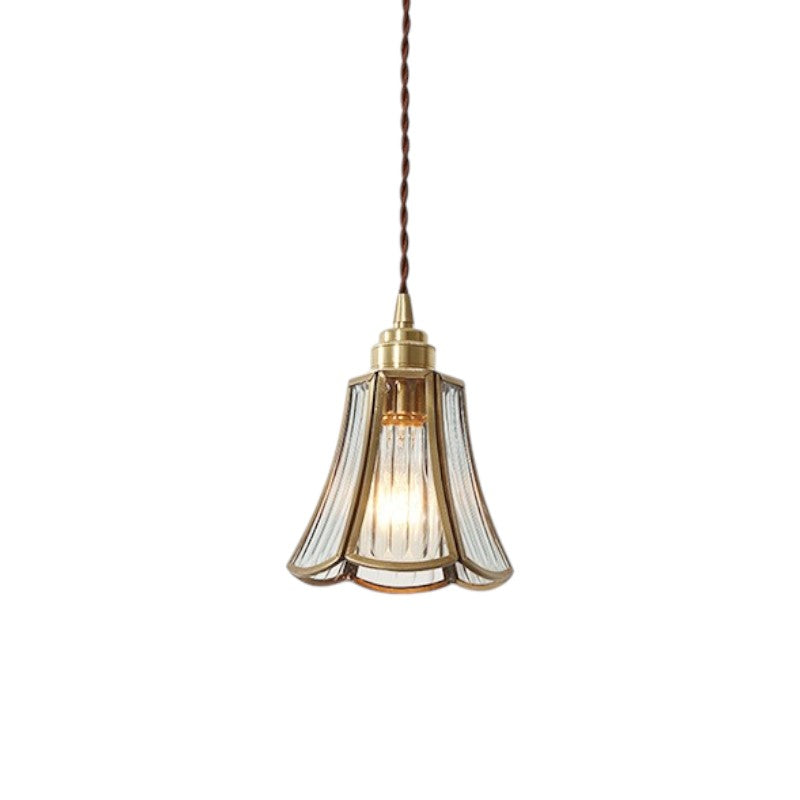 Vintage pendel i glas