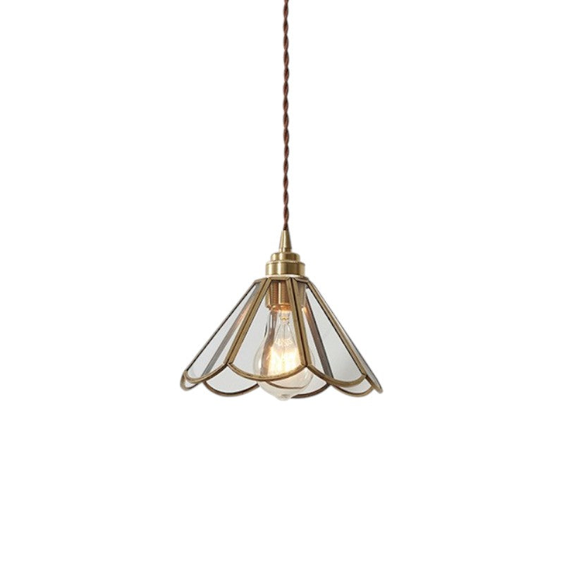 Vintage pendel i glas