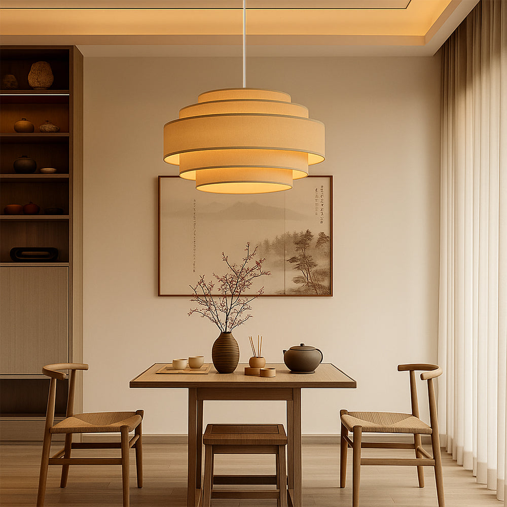 Wabi Sabi Ring Pendel Lampe