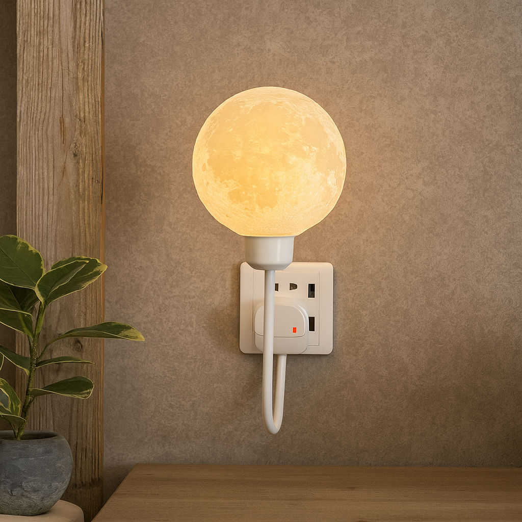 Plug-in Moon-væglampe