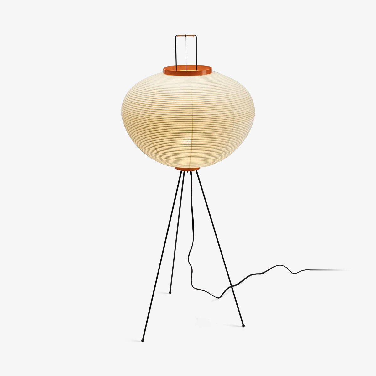Gulvlampe af rispapir