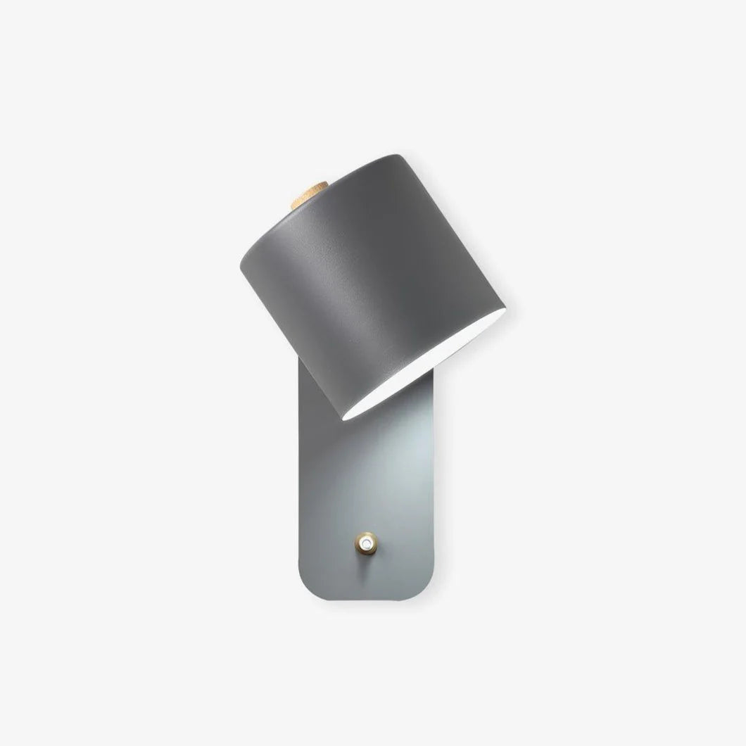 Cylinder Plug-in væglampe