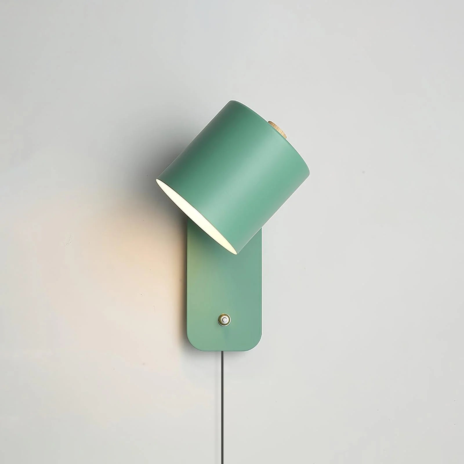Cylinder Plug-in væglampe