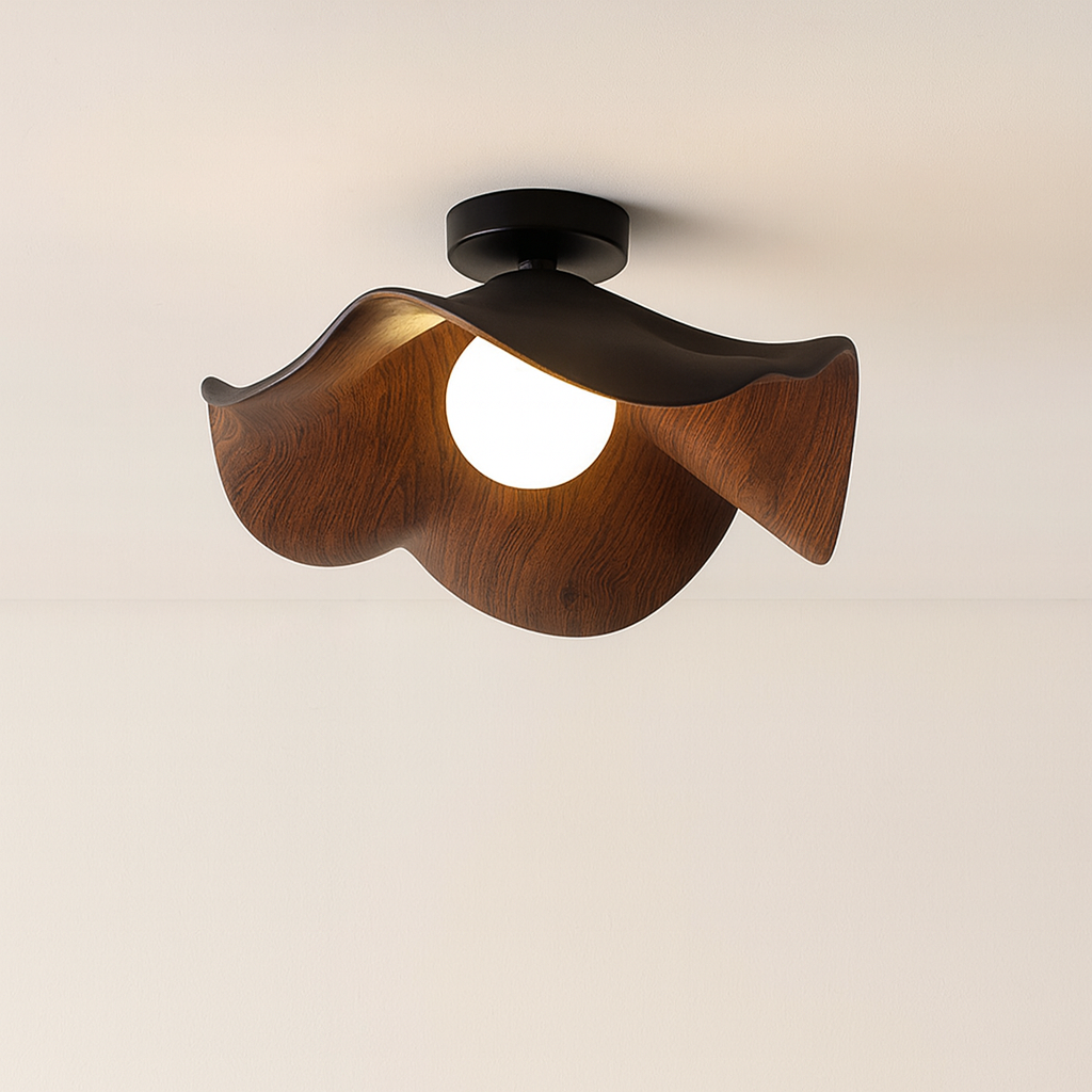 Rusola blomsterformet loftslampe