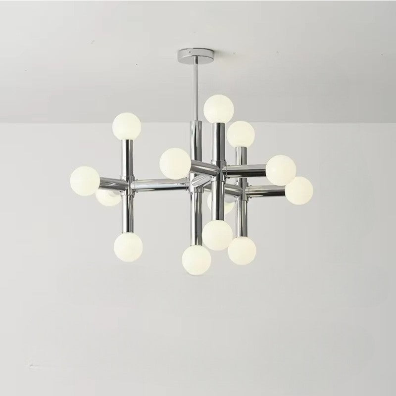 Bauhaus-lysekrone i metal