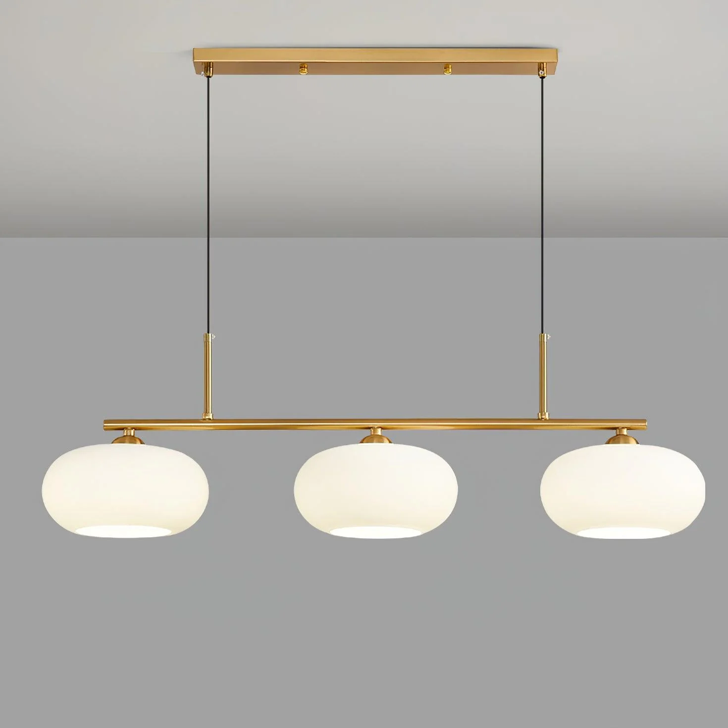 Bauhaus-pendel med 3 hoveder
