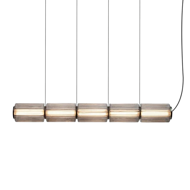 Cylinder glas pendel lampe