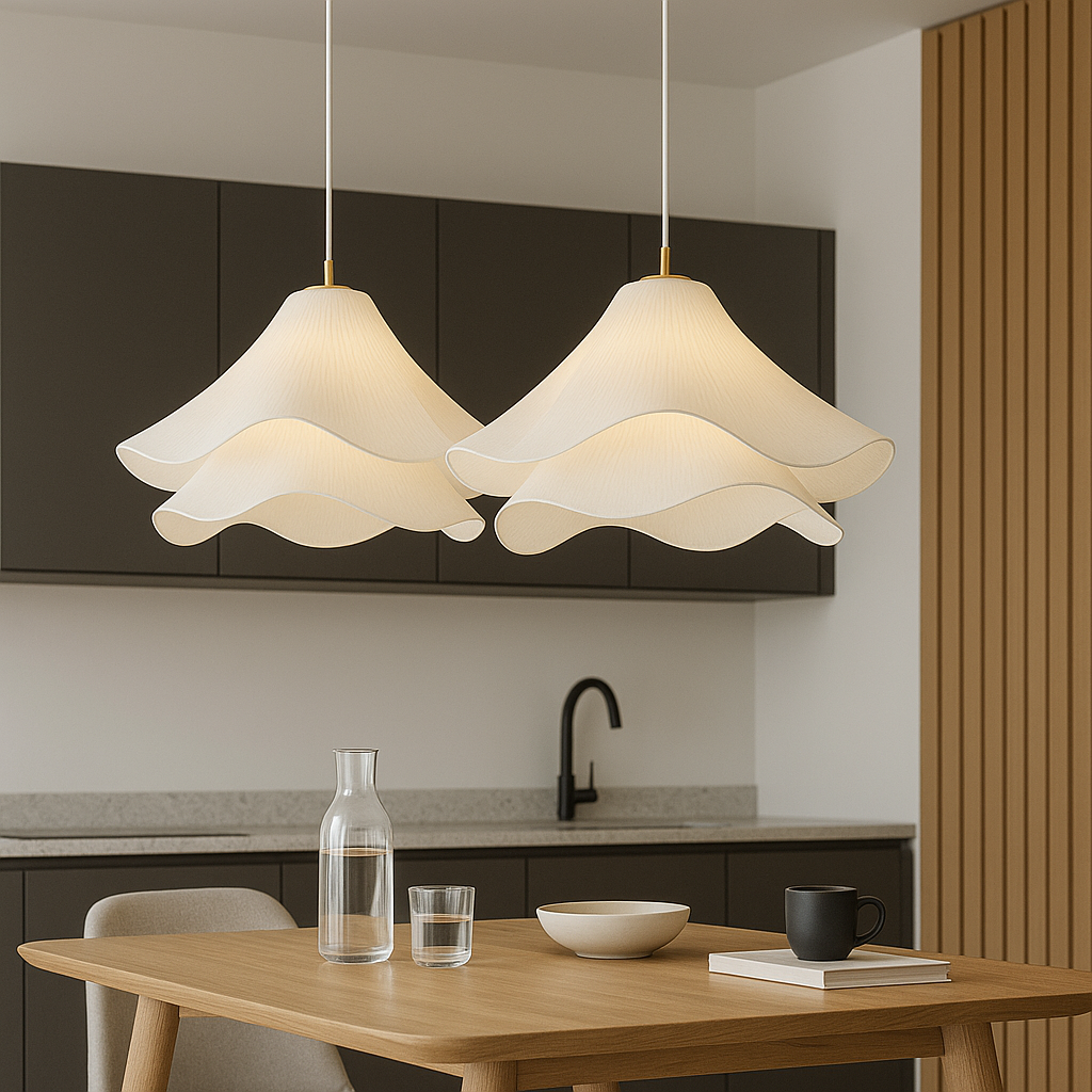 Etherule blomst pendel lampe