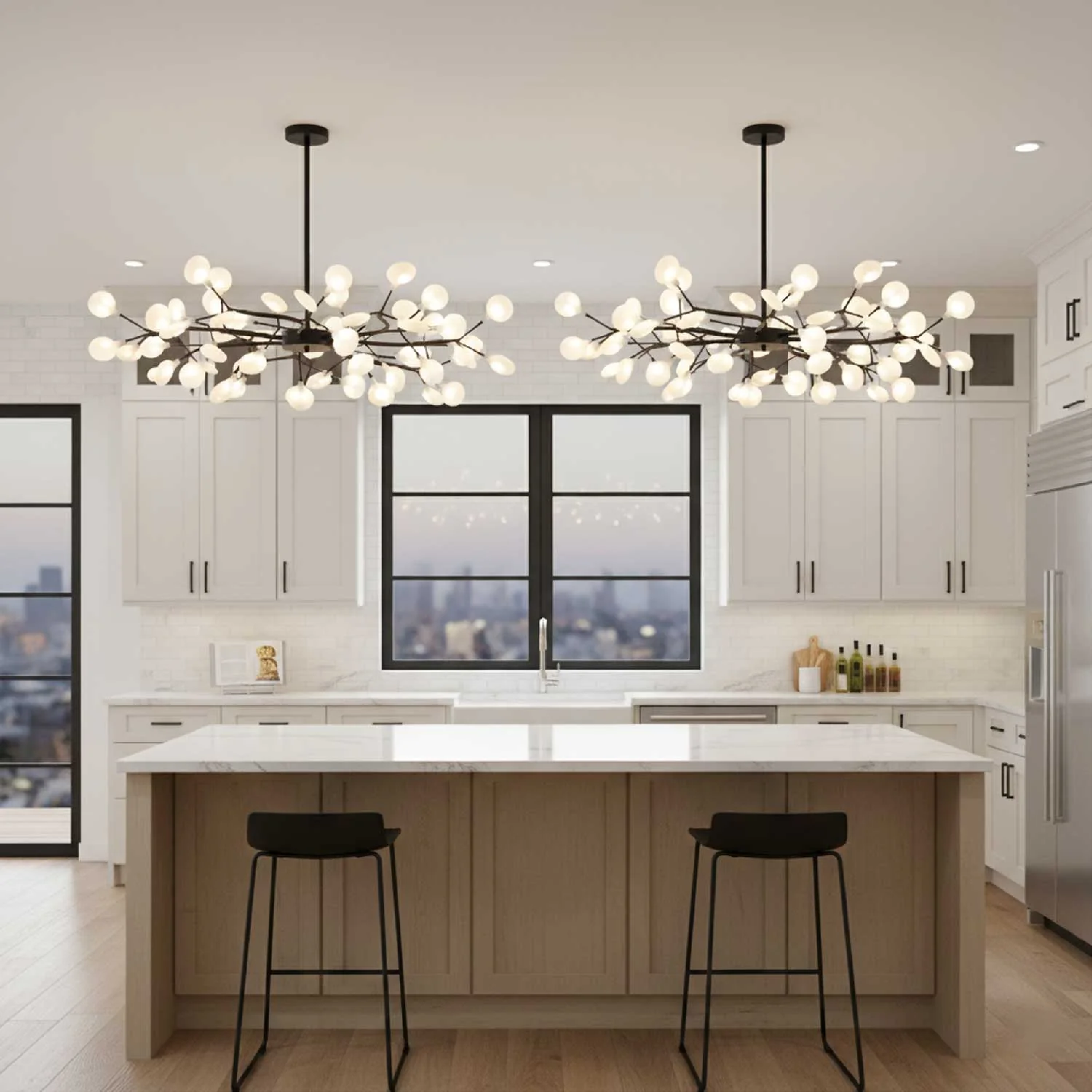 Firefly LED lysekrone