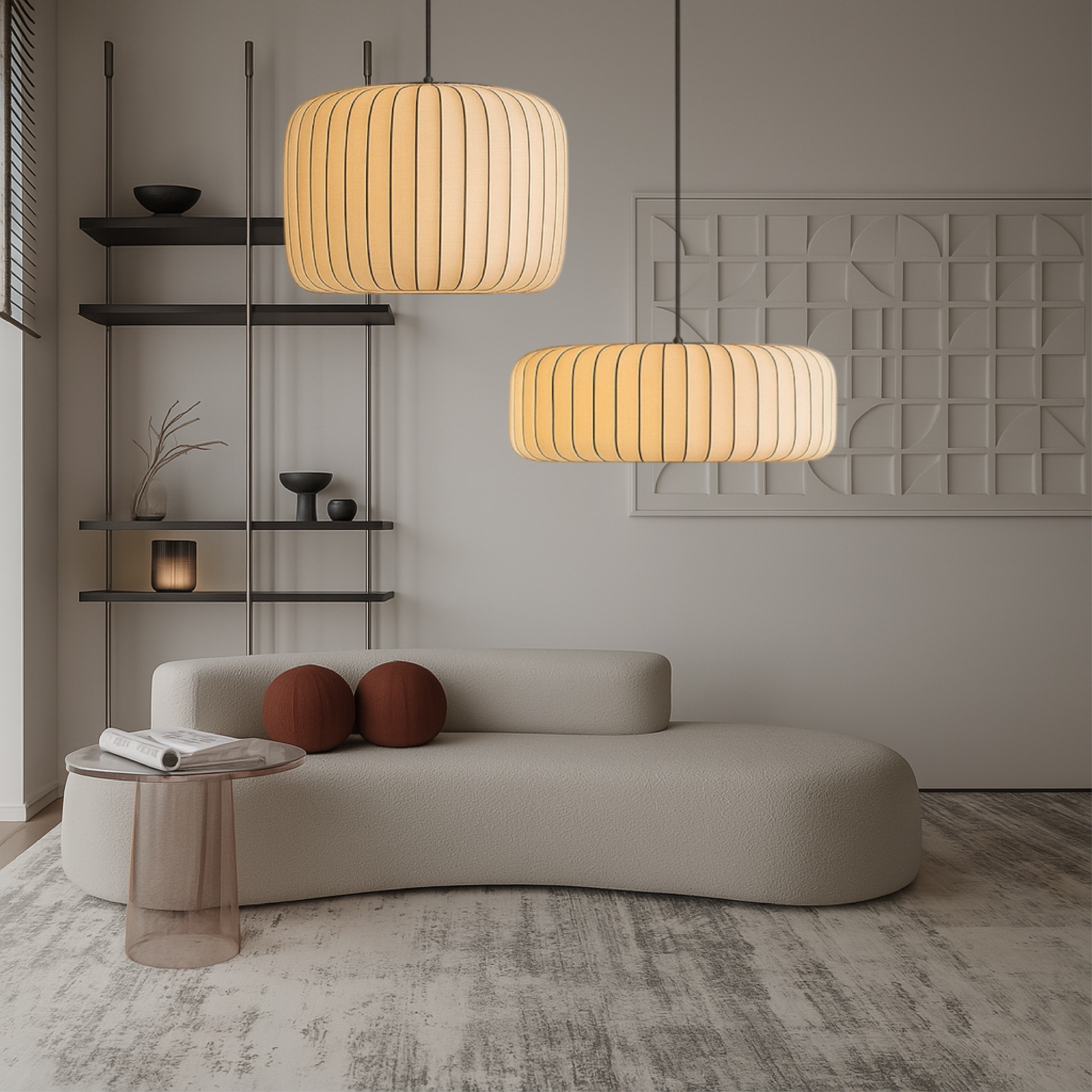 Rendara silke pendel lampe