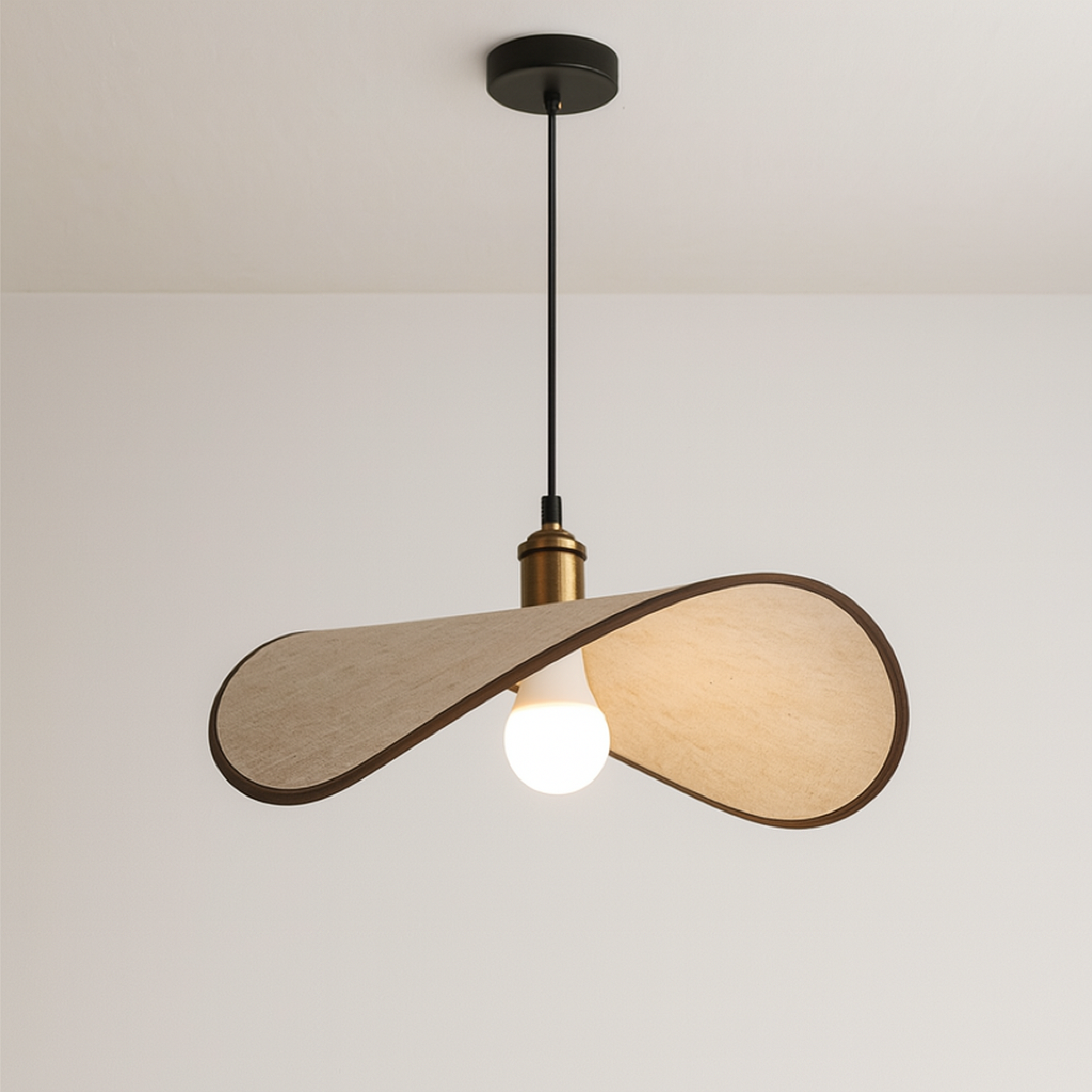 Wabi Sabi blomst pendel lampe