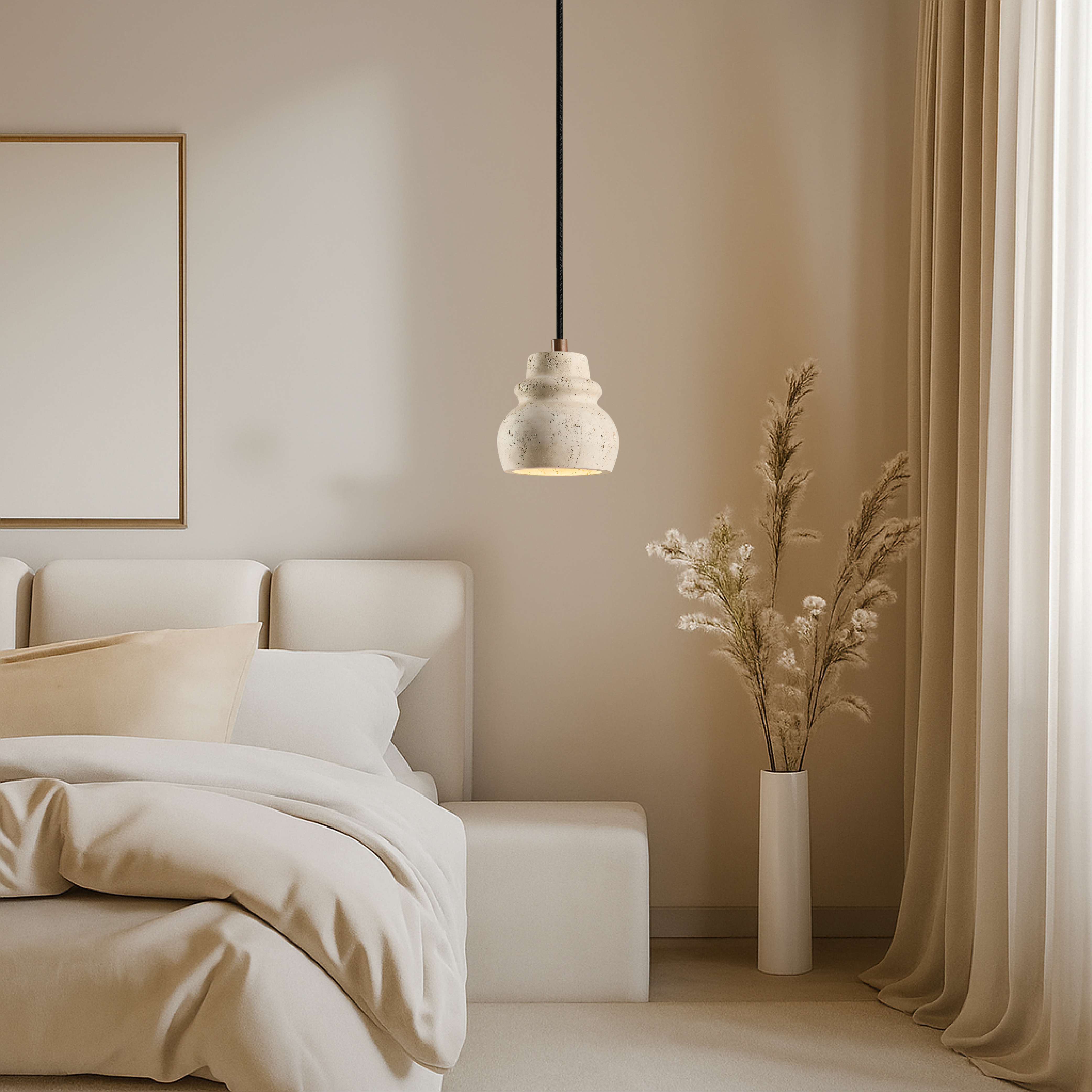 Trisu pendel i travertin