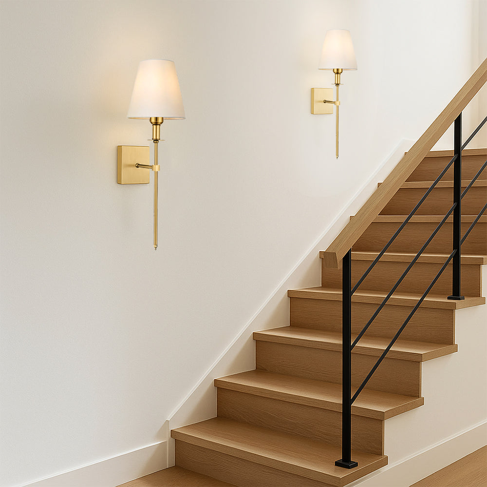 (2-pak) kablet væglampe